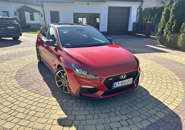 Hyundai i30 N cena 115777 przebieg: 64000, rok produkcji 2020 z Barcin małe 742